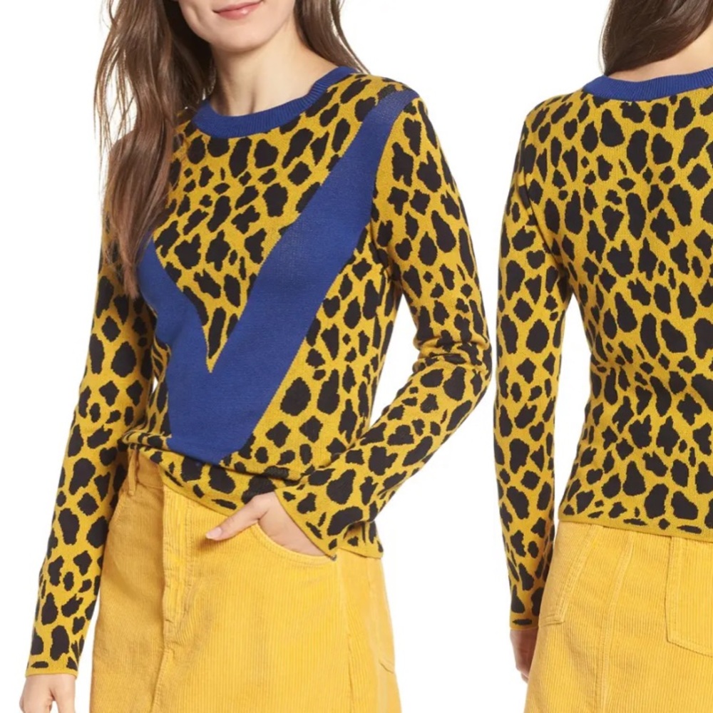 ✨Leopard Print Top Shop sweater✨